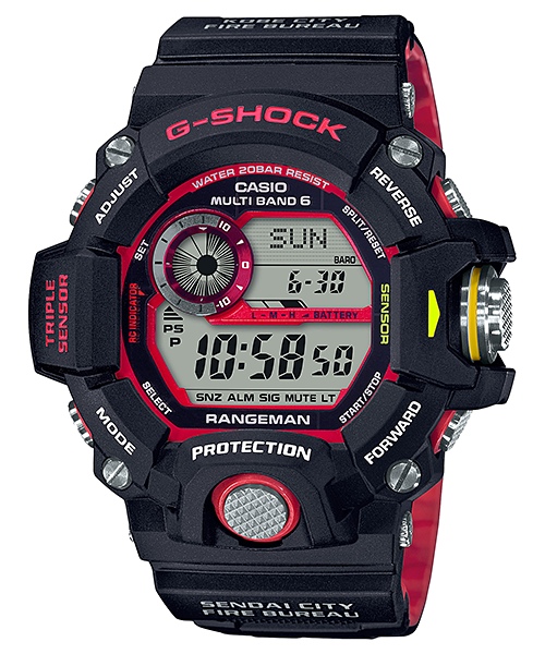 G-SHOCK MASTER OF G RANGEMAN 緊急消防援助隊コラボ…