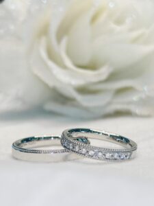 日常に贅沢を添える　オンリーユー ハーフエタニティマリッジリング