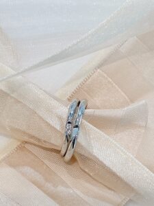 ノクル 隠れハートデザイン マリッジリング