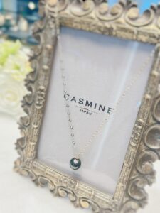 キャスミン 黒蝶パールネックレス