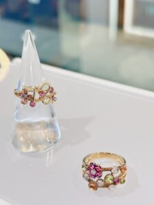 NINA RICCI フラワーモチーフリング