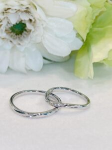 シンプルなのに華やか nocur マリッジリング